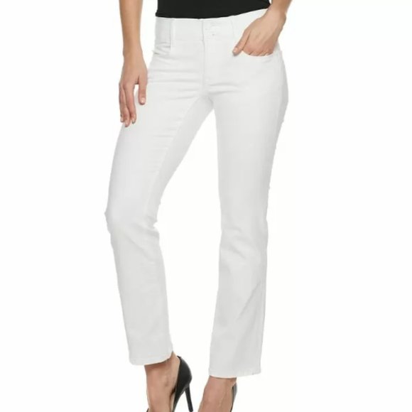 Curvy Midrise Bootcut Jeans 